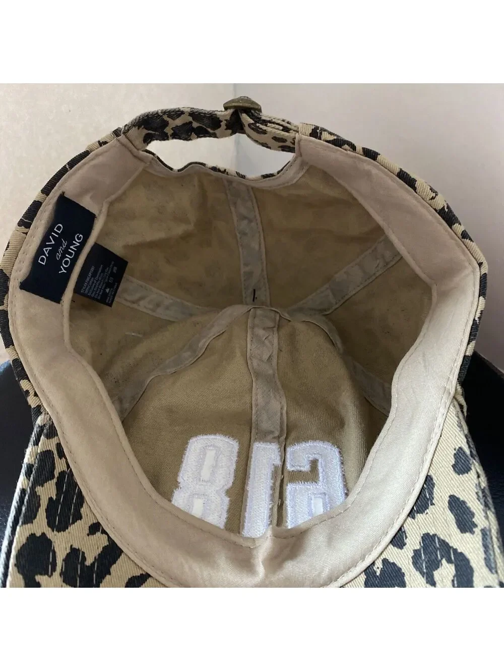 Leopard Safari Jungle Cheetah Print David & Young 618 Women’s Baseball Cap Hat